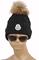 Womens Designer Clothes | MONCLER Women's Knitted Wool Hat #138 View 1